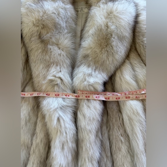 Blue Fox fur Coat Finland Origin size 2 - Picture 14 of 16